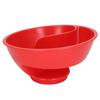 Cereal Divided Bowl Multipurpose BPA Free Stackable Separated Snack Bowl for Ice Cream Yogurt
