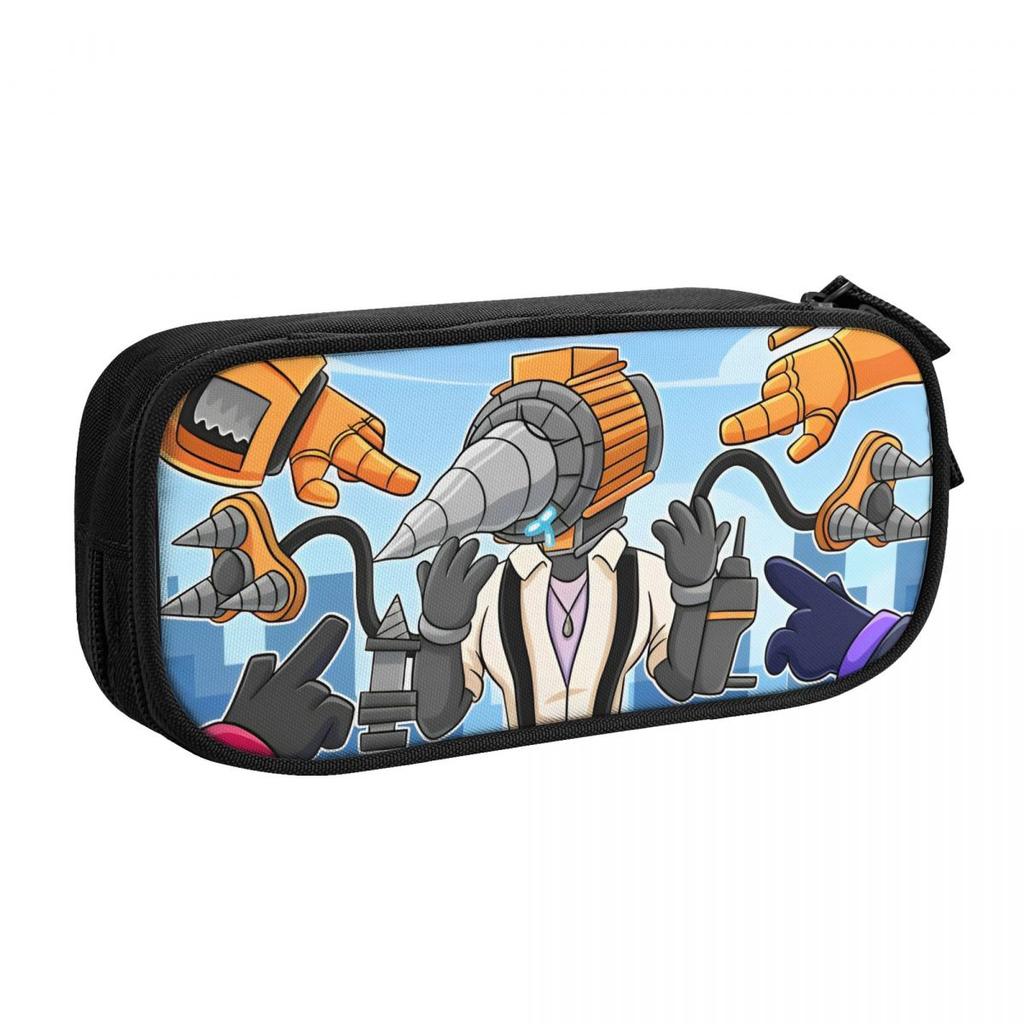 Interesting Skibidi Toilet Pencil Cases Cartoon TV Meme Pen Bags Student Big Capacity Students School Gifts Pencilcases