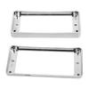 Ongwan Set of 2 Pickup Mounting Rings, Durable Metal for Double Coil Pickups, Easy Installation, Elegant Appearance, Guitar Accessories