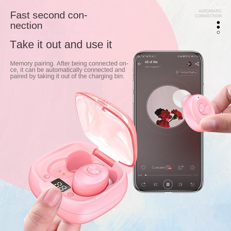 Bluetooth-гарнитура с цифровым дисплеем, спортивные беспроводные стереонаушники TWS 5.0