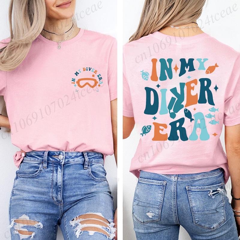 In My Diver Era Tshirts Scuba Diving ShirtDeep Sea Diver TeesWomens Tee Scuba Lover Womens ClothesSwimmer Shirt Gifts