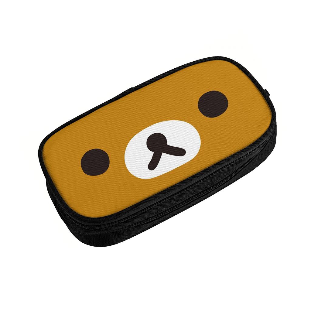 Cute Rilakkumas Bear Pencil Case Fashion Pen Bag Student Big Capacity Students School Cosmetic Pencil Box
