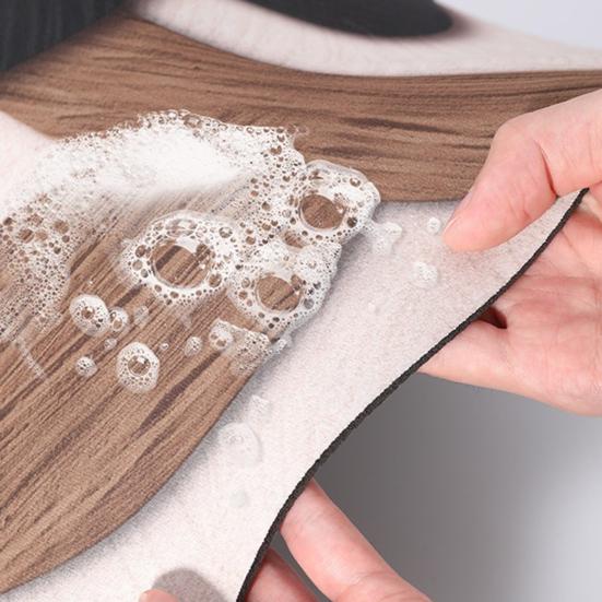 3D Визуальный Ковер с Цветами Диатомовая Земля Абсорбирующий Коврик для Ванной Комнаты Цветочный Напольный Коврик с Нескользящей Подкладкой для Прихожей Кухни Ванной Комнаты Душа