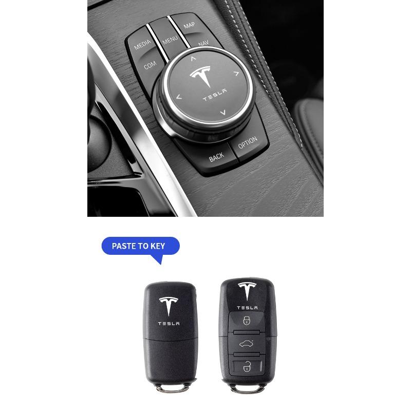 Car Window Lift Button Sticker Steering Wheel Decal Car Styling For Tesla Model S Model X Model Y Cybertruck Model 3 Model Y