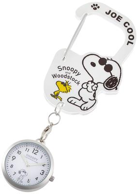 Карманные часы Snoopy Carabiner Watch White [Fieldwork] PNT022-1 женские
