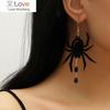 Halloween Women 'S Earrings Funny Cartoon Black Spider Black And White Ghost Skull Hand Pendant Earrings Ladies Cosplay Jewelry
