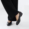 Jisyu Handmade Natural Leather Lorend Cubic Comfort Flats