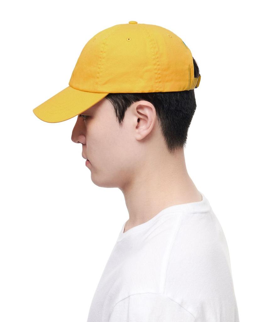 Кепка-бейсболка POLO RALPH LAUREN из хлопка чинос - Желтая