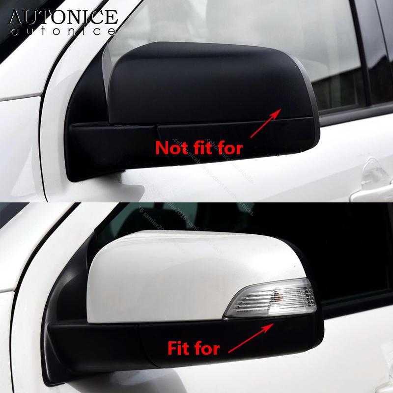 2pc Carbon Fiber Color Rear View Side Mirror Turn Signal Trim for Ford Ranger Everest Endeavour 2015 2016 2017 2018