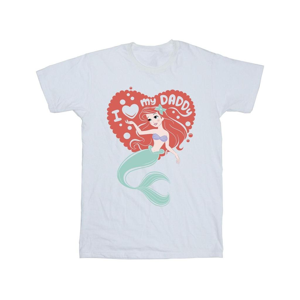 Disney Mens The Little Mermaid Love Daddy T-Shirt