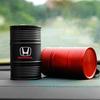 IYXI7 Aluminum Alloy Car Home Ashtray Oil Drum Shape Smoke Ash Holder For Honda Fit Civic Accord 7 8 9 10 Pilot City Jazz CRV HRV