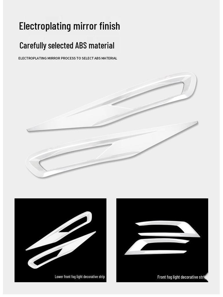 Volvo XC60 Fog & Tail Light Trim Bright Strip Kit