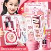 Girls' Electric Stationery Set: Primary School Birthday Gift Box for First Graders - Children's Learning Supplies