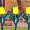 10 Pcs Artificial Garden Borders, Landscaping Decoration, Easy To Install