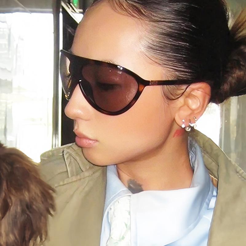 Персонализированные солнцезащитные очки с большой оправой, новые солнцезащитные очки для отдыха на открытом воздухе