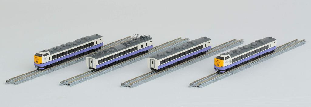 TOMIX N Gauge 485 3000 Series Express Basic Set of 4 Model Train Train, Cars, 98349,