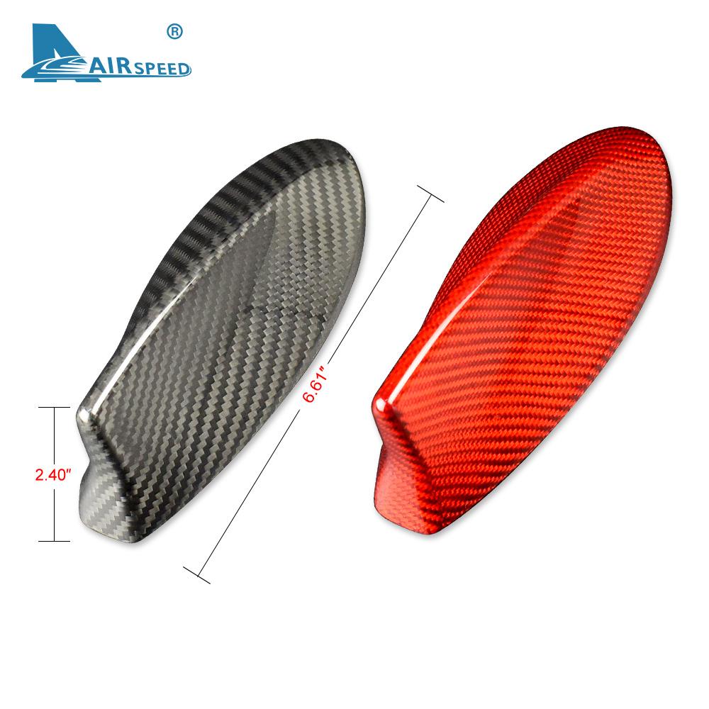 Real Hard Carbon Fiber Car Roof Aerial Shark Fin Antenna for Lexus LS ES LX NX IS250 IS350 CT RC UX LM RX Cover Sticker