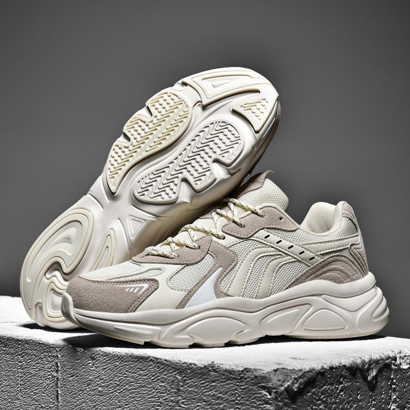 New Couple Dad Shoes, Plus‑Size Lightweight Breathable Sports Casual Sneakers, Non‑Slip Wear‑Resistant Versatile Running Shoes