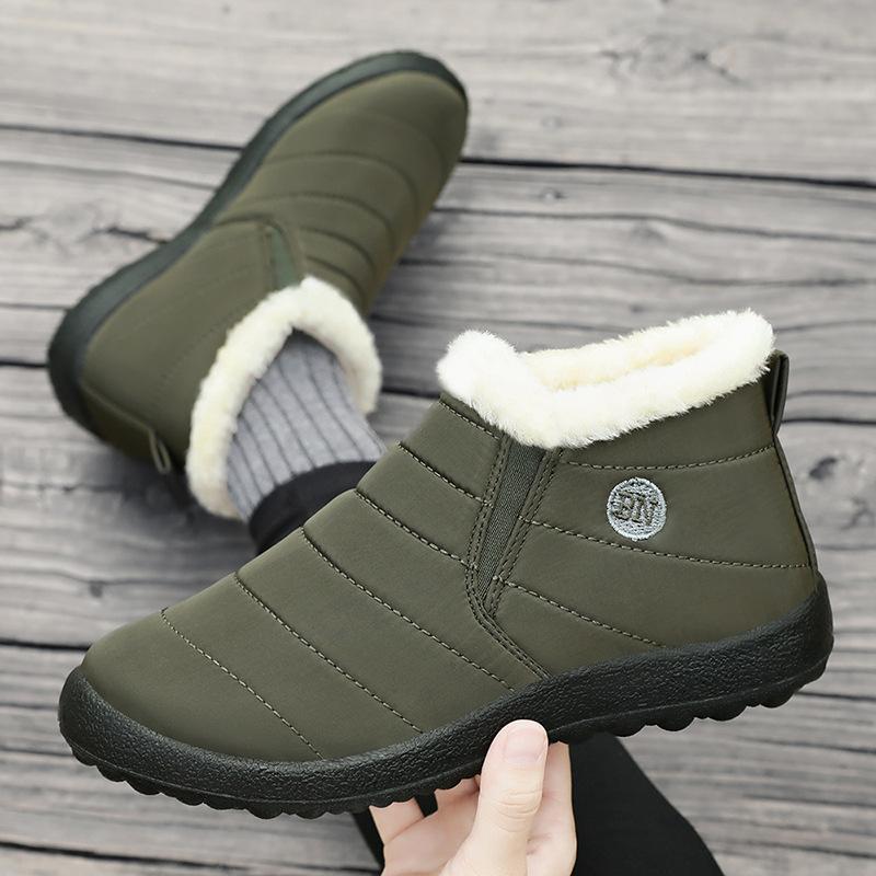 Cotton Shoes Winter Cotton Boots Large Size Thickened Short Boots Outdoor Warm Snow Boots