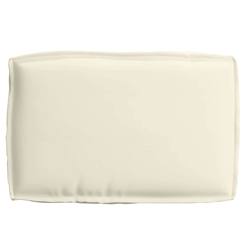 Cream Cushion 60 x 40 x 8 cm Oxford Fabric