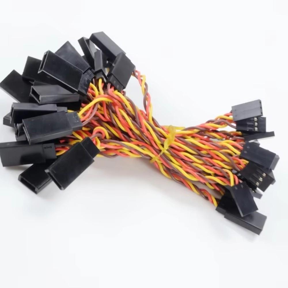 5Pcs Male to Female Servo Lead Wire Anti-loose Receiver Connection Cable Servo Connection