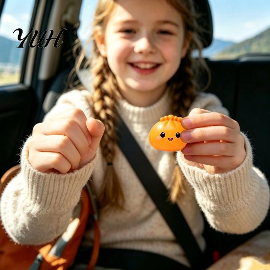 Educational Sensory Toy 24 Day Christmas Countdown Calendar, Soft TPR Bun Squeeze Dumpling Character Collection Set for Stress Relief, Festive Holiday