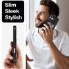 For iPhone 17 Case Card Slot Slim-Fit PU + TPU Mobile Cover