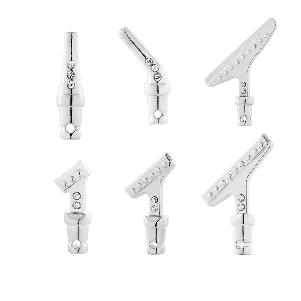 Многоместные насадки для дизайна ногтей, наконечники для ручек с алмазной росписью, наконечники для сверл, сменные насадки для ручек