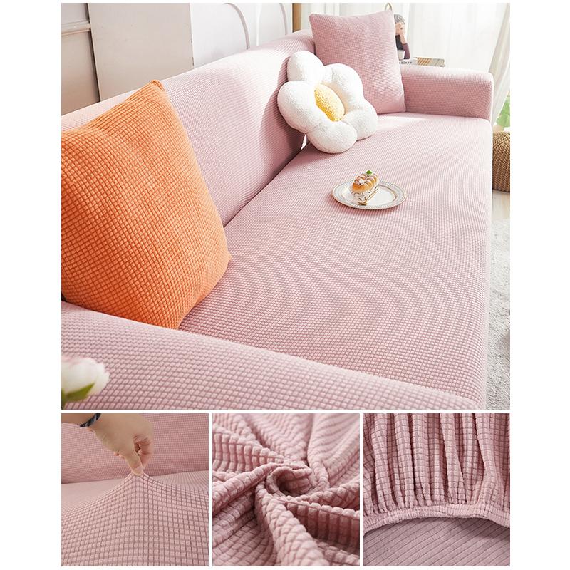 Эластичный жаккардовый чехол для дивана, эластичный чехол для дивана, секционный L-образный чехол для дивана, угловой чехол для гостиной, 1/2/3/4 сиденья