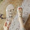 Fashion Flat Rubber Open Toe Chic and Elegant Summer 2025 Offers Ladies Shoes Korea Comfortable Vip Sale Daily The Best Women's Sandals