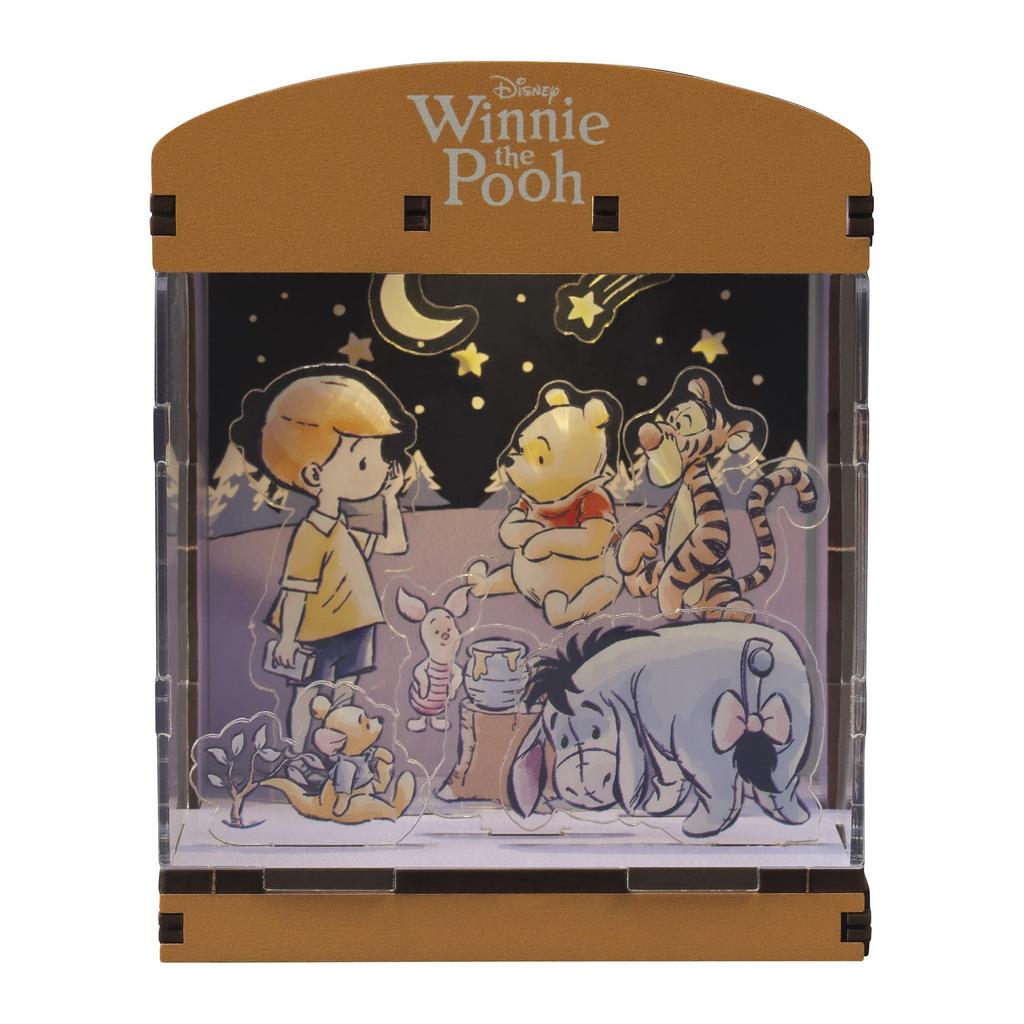 Yanoman HAKOBEYA Interior Kit Disney Winnie the Pooh Assembly Required Includes LED Light Unit Mini Interior Decor Finished Size x x Light-Up - - - -