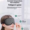 USB Steam Eye Mask With Heating Pad And Magnetic Connection 3D Sleep Aid Eye Warmer For Relaxation Fatigue Relief And Blackout