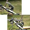 Universal Metal Bicycle Motorcycle Phone Holder Aluminum Alloy Anti-Slip Handlebar Stand Adjustable Cell Phone GPS Mount Support