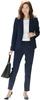 Pants Elastic Tailored Tapered Size Navy [Add Rouge] Women's Suit, Suit, Waist, Stretch, Washable, Jacket, Pants, 2-Piece Set, [j5012], 9,