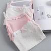 2023 Girls' Floral Cotton Vest and Underwear Set