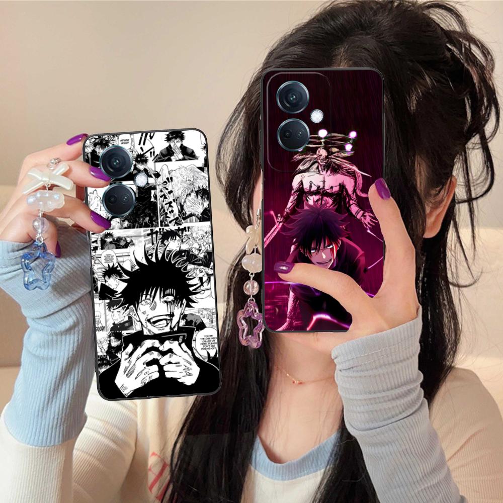 Чехол для мобильного телефона Jujutsu Kaisen Мегуми для OPPO Find X9 X8 X7 X6 X5 X3 X2 Plus s Pro Ultra Lite Цветная печать Чехол Роскошный