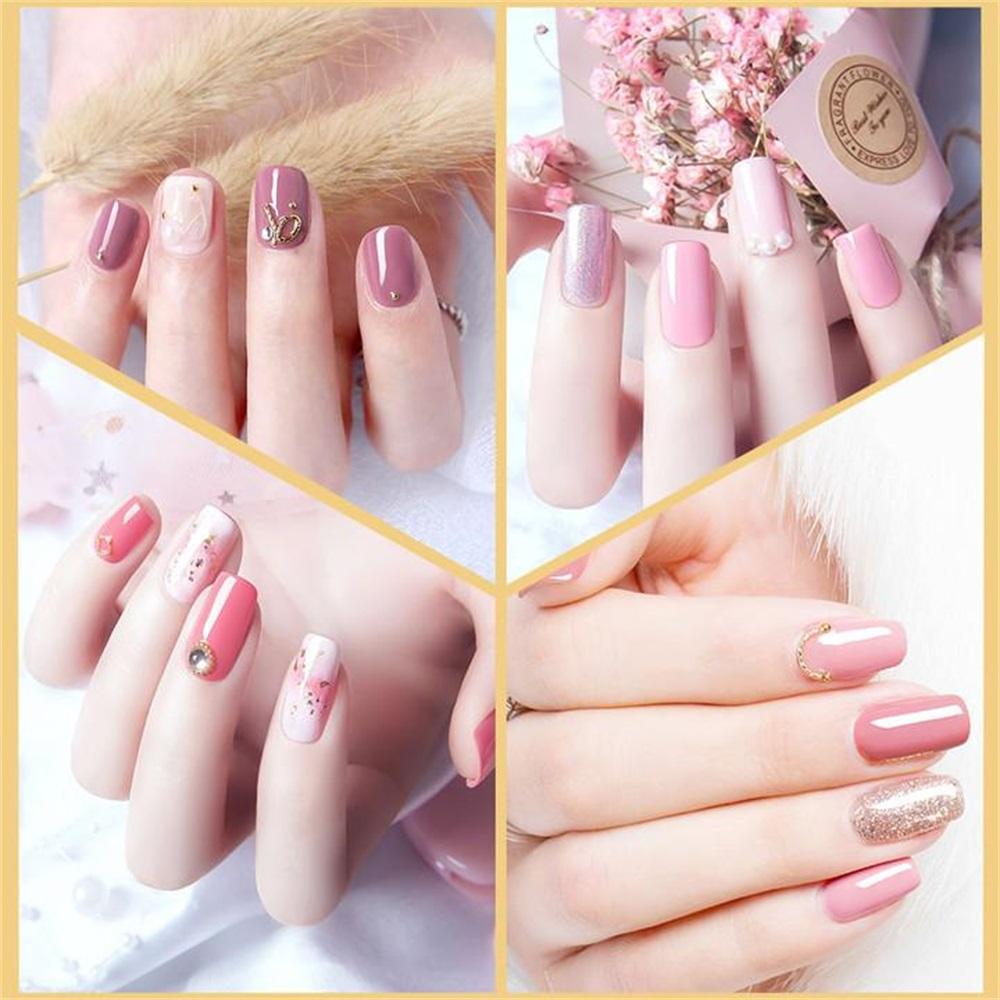 PHOENIXY Набор гель-лаков для ногтей, 12 цветов, набор геля для замачивания с чистым цветом для дизайна ногтей, стартовый набор для начинающих, сделай сам, дома