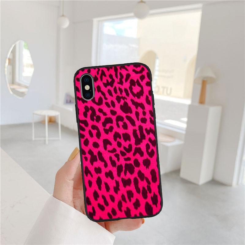 Розовый леопардовый чехол для телефона PP51 для Samsung Galaxy M06 M15 M16 M35 M55 M56 A36 A42 A50 A50S A51 A52 A32 A33 A05 A05S A06 A16 A20