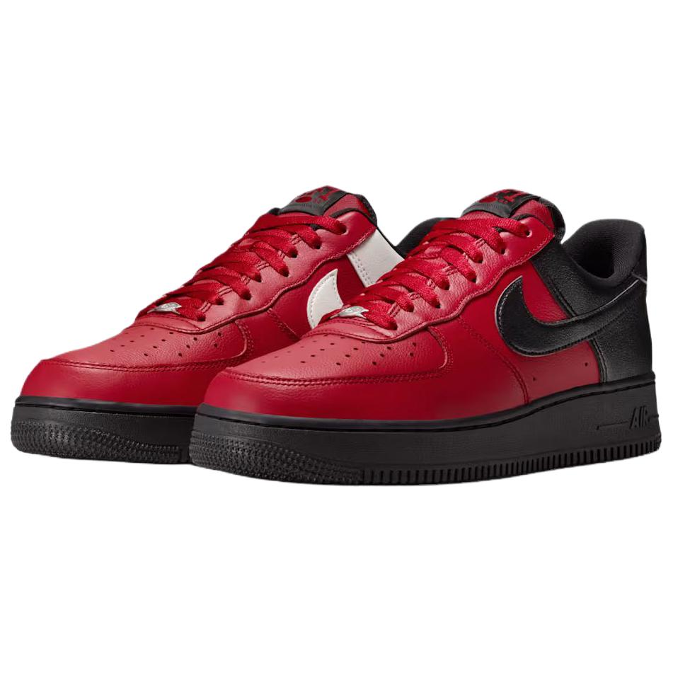 Nike Air Force 1 Low 07 LV8 Gym Red Summit White Black Мужские кроссовки IB6847-600