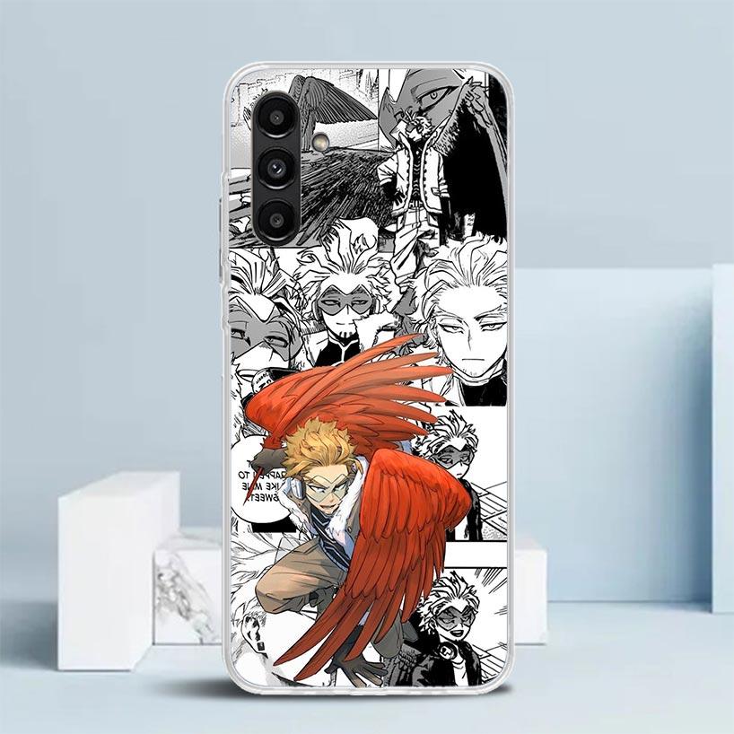 Чехол Hawks MHA My Hero A-Academy для Samsung Galaxy A17 A37 A57 A16 A26 A36 A56 A15 A14 A55 Чехол для телефона A13 A53 A25 A35 A24 A34