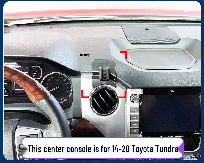 Держатель телефона на консоль Toyota Tundra 07-23, Противоударный кронштейн