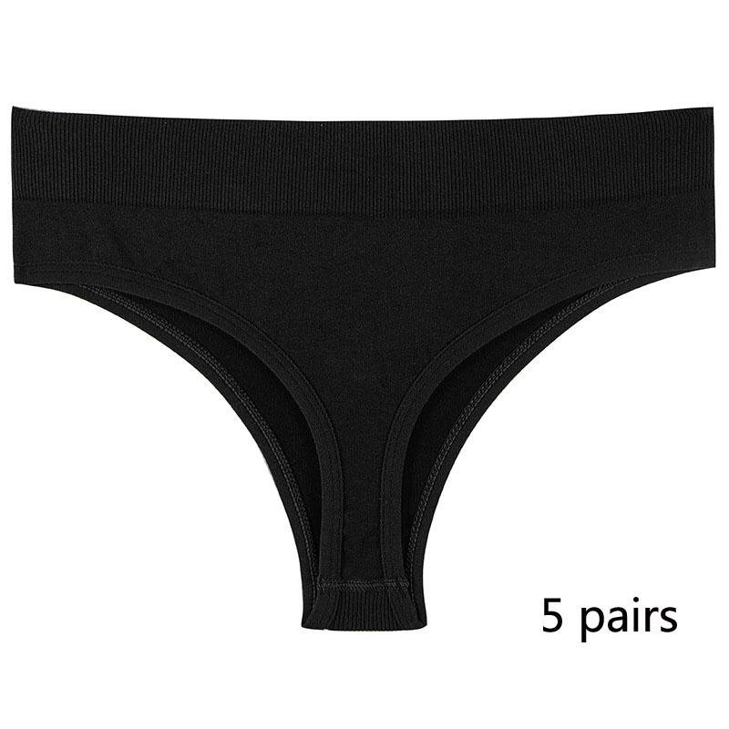 Спортивное нижнее белье для девочек, бесшовные сексуальные невидимые трусики со средней талией для девочек, однотонные удобные спортивные трусики с надписью «T» для женщин