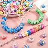 12/25/50/100 шт. Европейские бусины для рукоделия, разноцветные бусины Lampwork, большие бусины-разделители для браслетов-подвесок своими руками, изготовление ювелирных изделий
