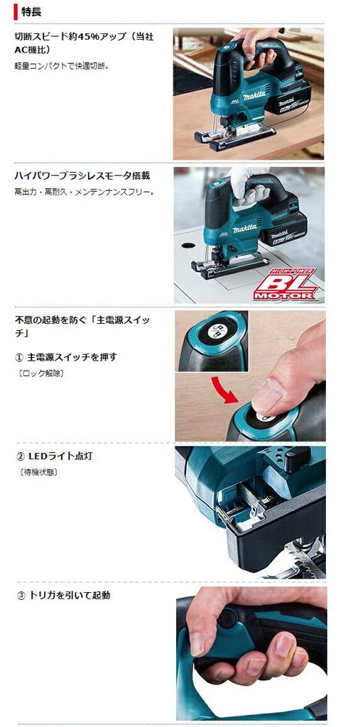 Makita JV184DRG Cordless 18V with and Blue Jigsaw, 6Ah, Battery, Charger, Case,
