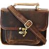 New Leather Satchel Shoulder Bags for Women Vintage Crossbody Handmade Travel Everyday Small Purse