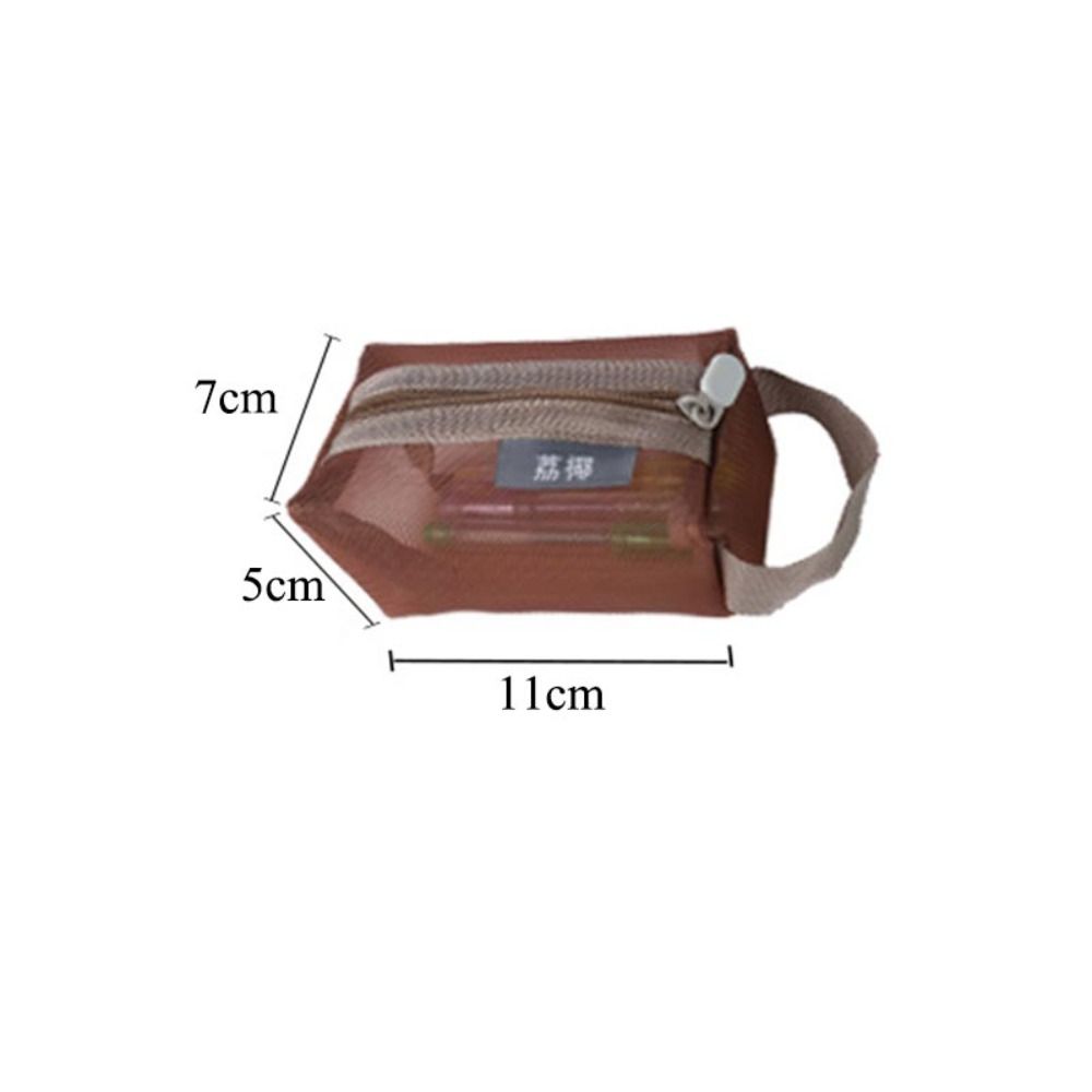 Большая вместительная квадратная сетчатая косметичка, дышащая, сумки для ключей, многоцелевой чехол для хранения