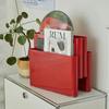 Nordic Creative Book Rack Floor-To-Cieling Journal Rack Desktop Decoration Books ABS Clear Vintage Four Pockets для гостиной