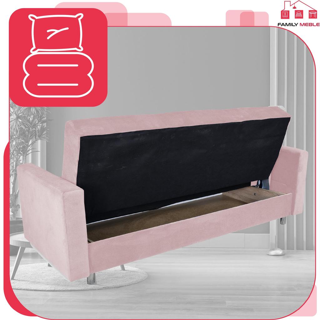 Sofa Sofa Alicja Sofa Bed Bonell Bed Family Furniture Pink