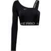 Nike Женский укороченный топ ProDri Fit Shine Черный FV8101-010