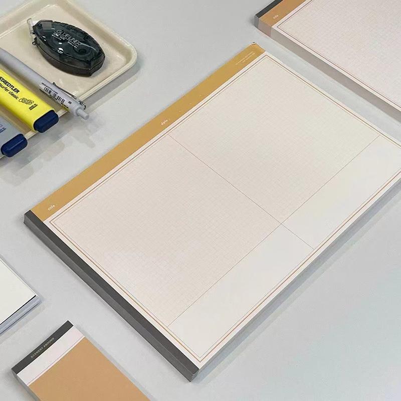 Agenda Planner Tearable Sketch Book Notebook Draft Paper Journal Notebooks Simple Diary School Supplies Student Stationery Gifts